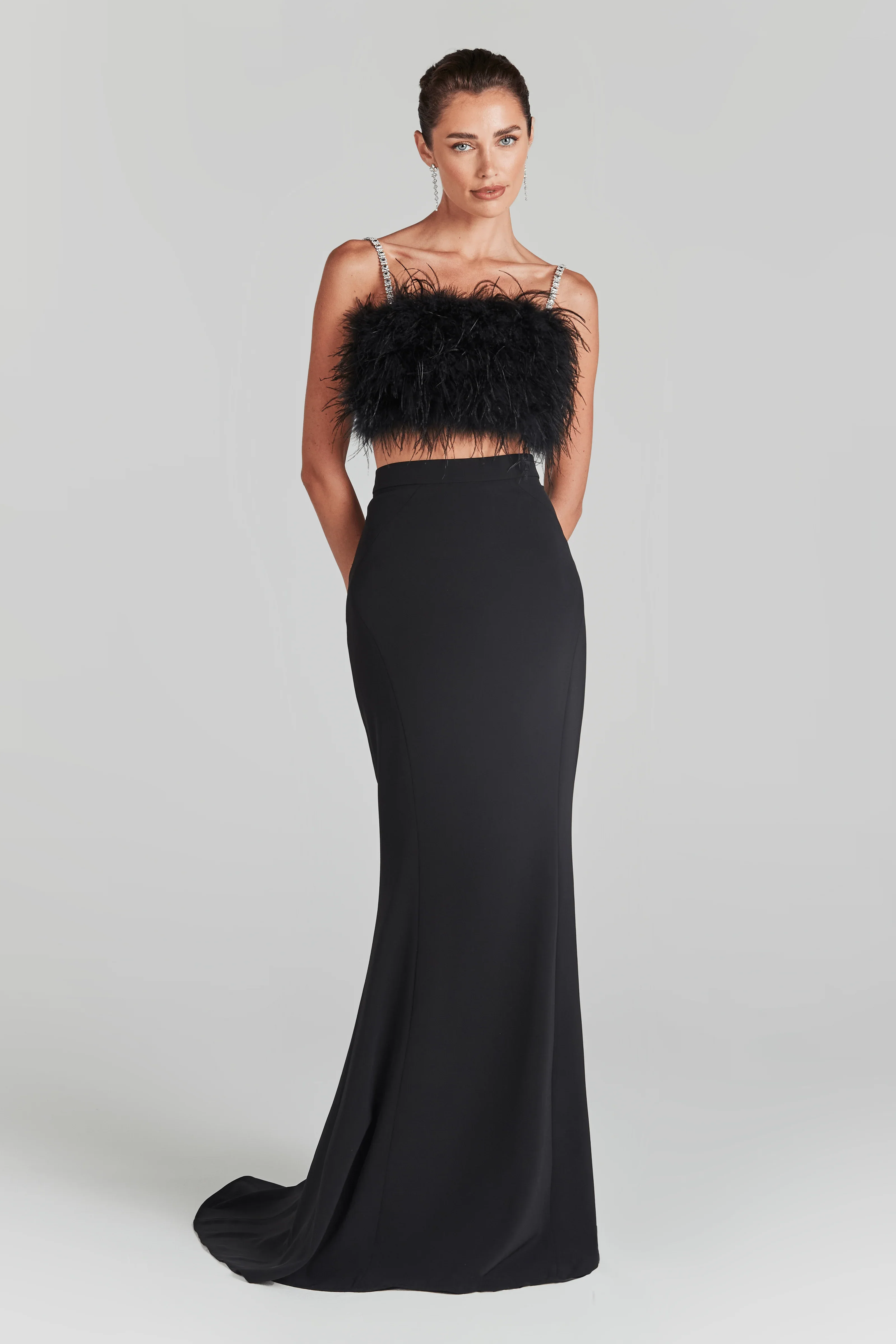 Carolina Black Maxi Skirt - Image 58