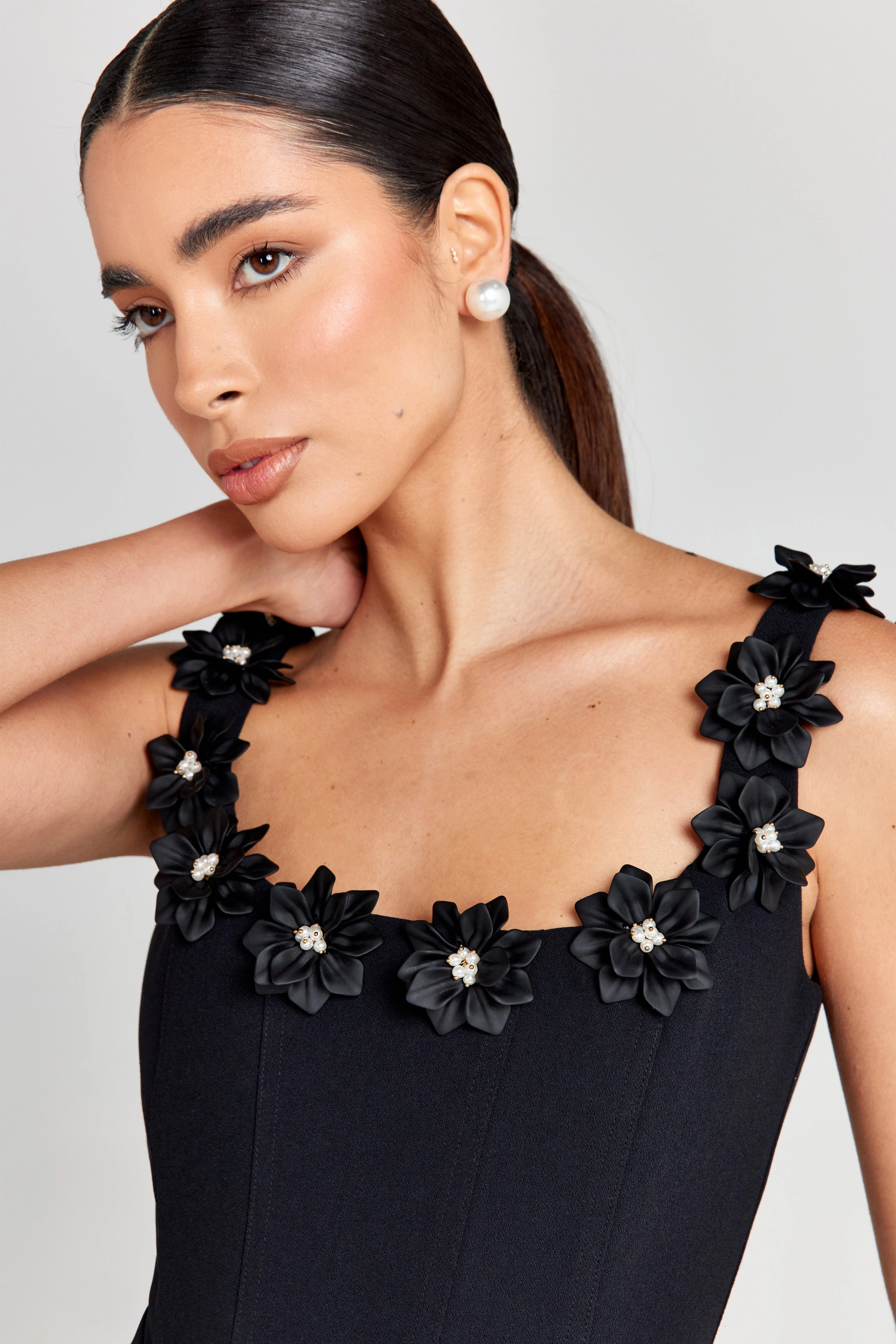 Cindy Black Dress - Image 5