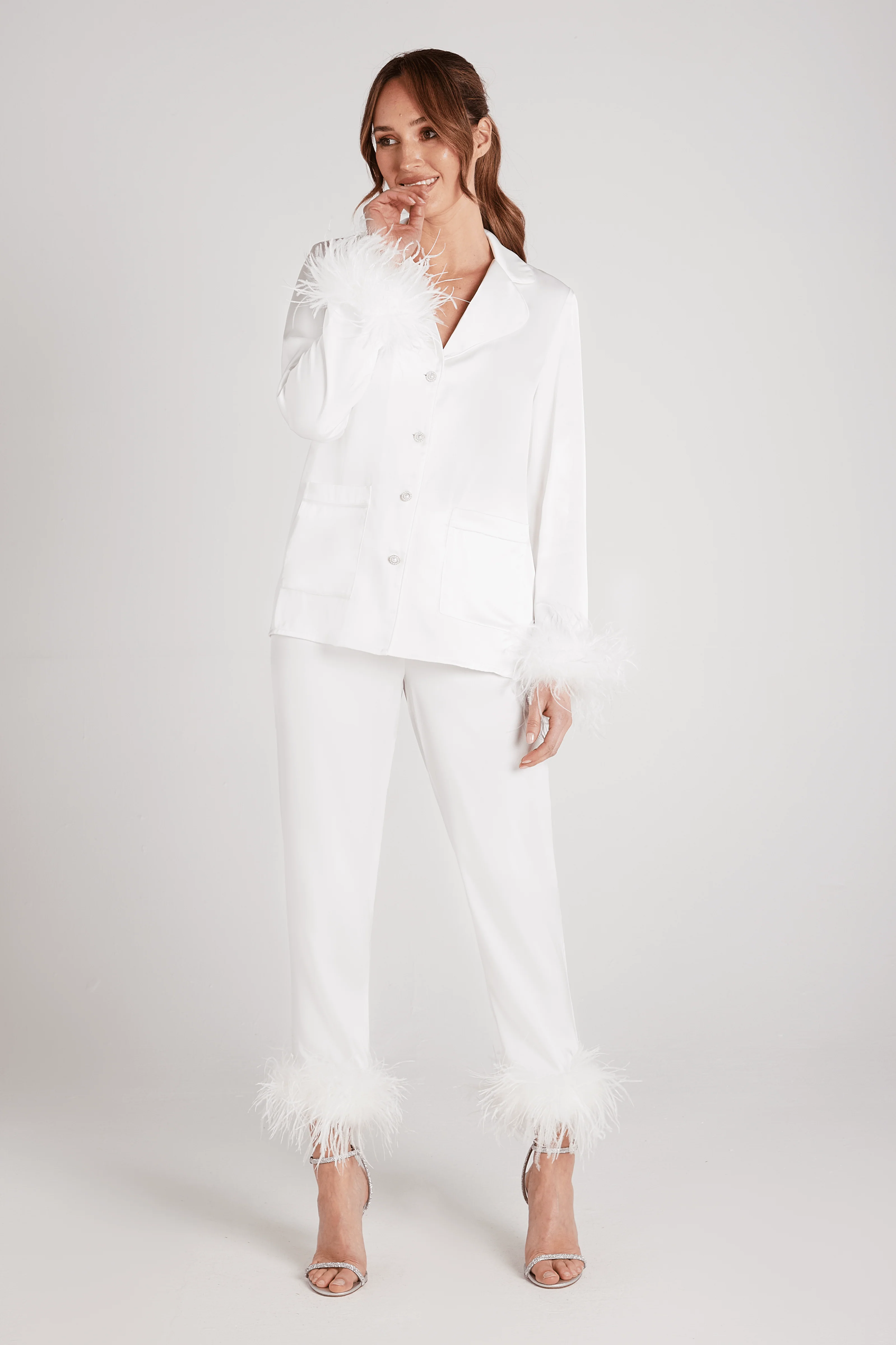 Darcie White Pyjamas Exclusive - Image 3