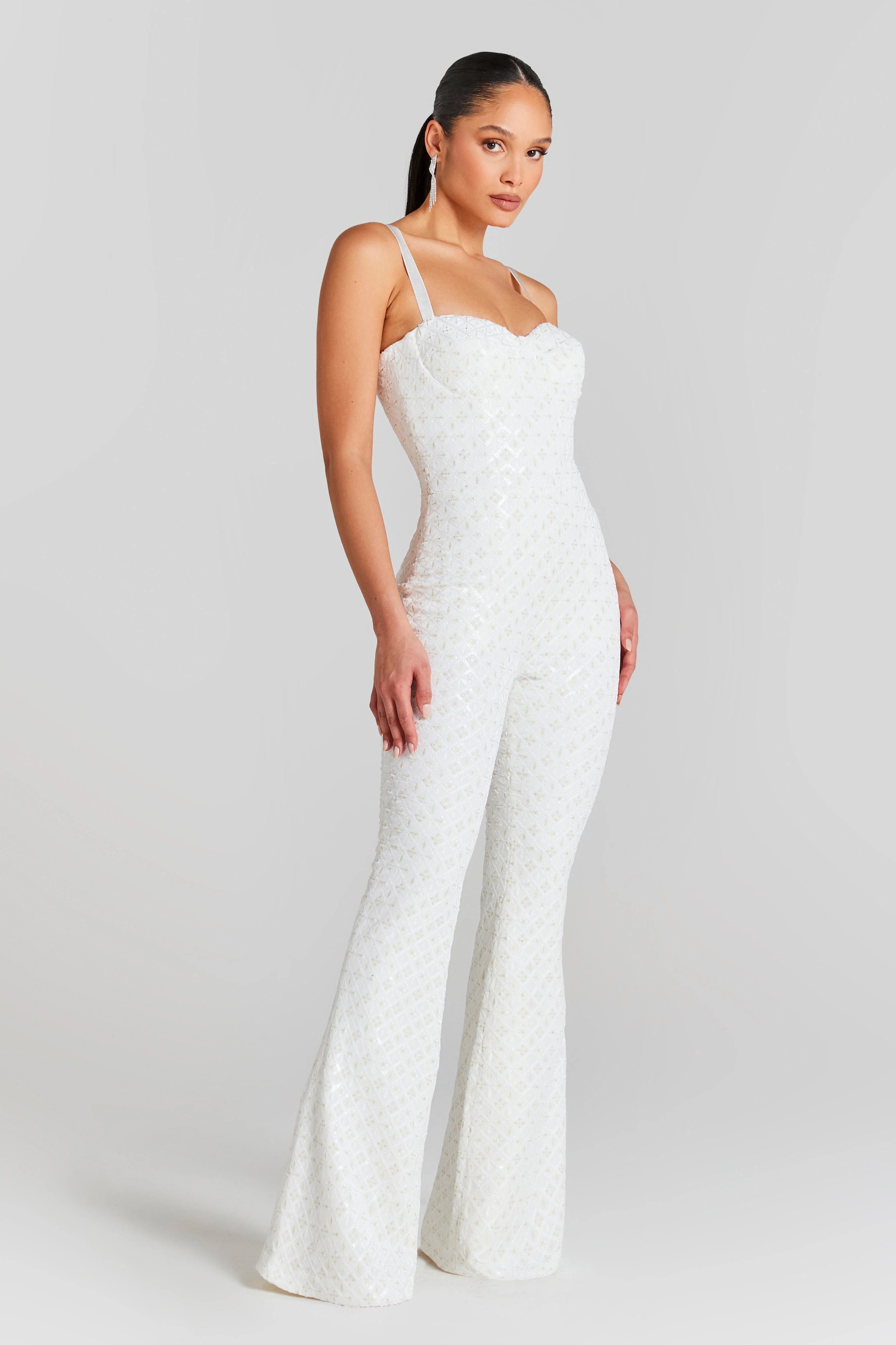 Hailey White Jumpsuit - Image 3