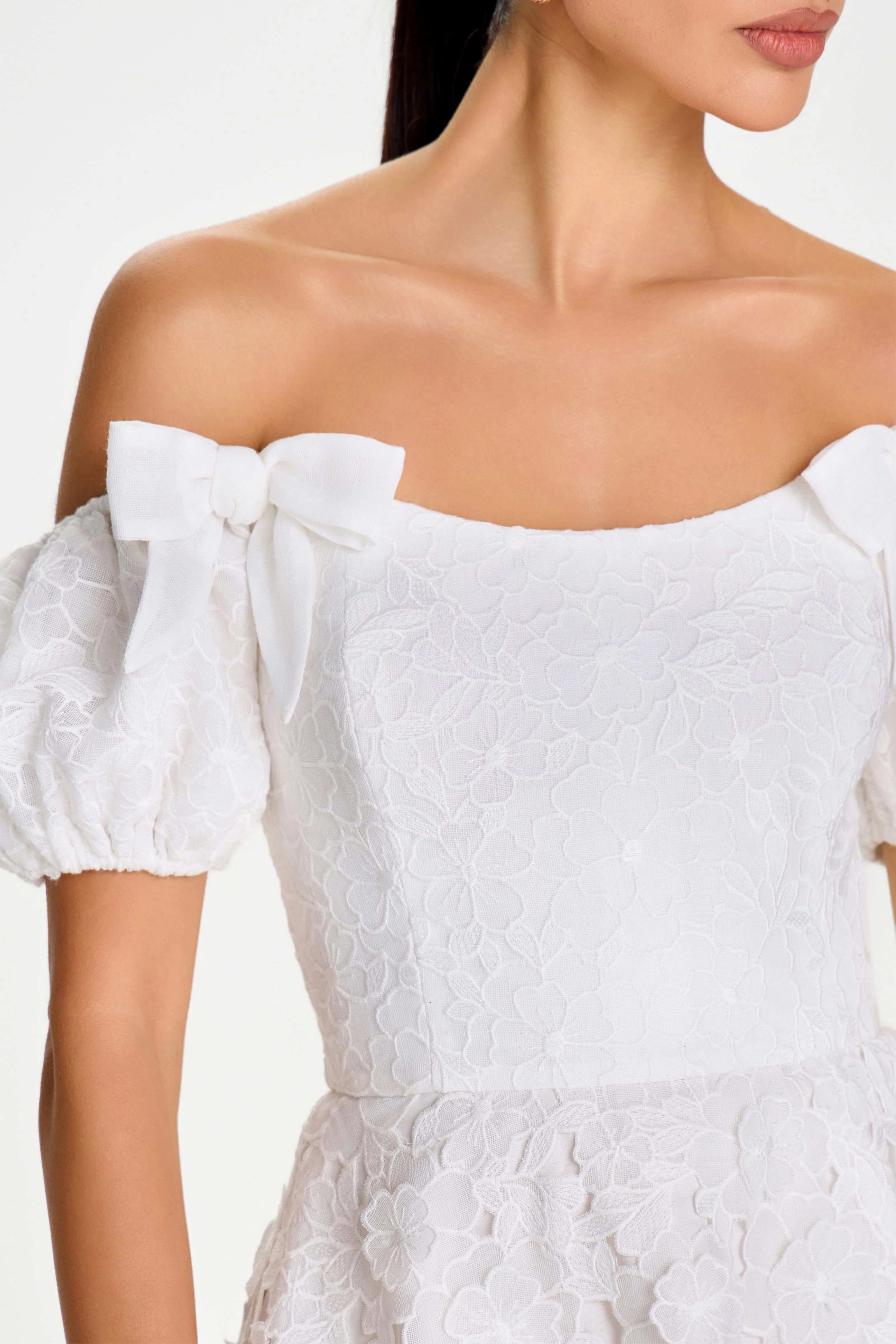Hannah White Dress - Image 5