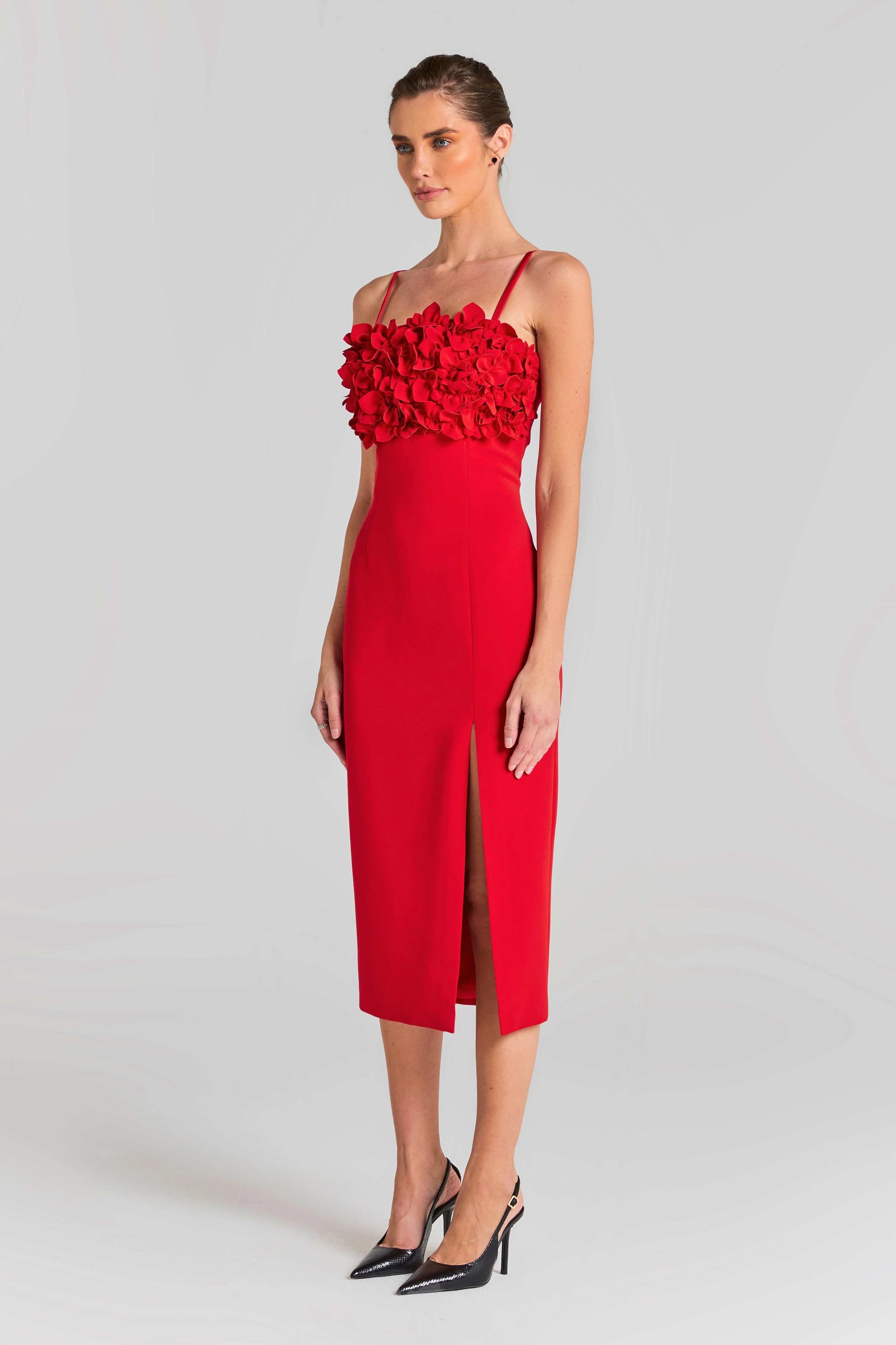 Jasmine Red Dress - Image 3