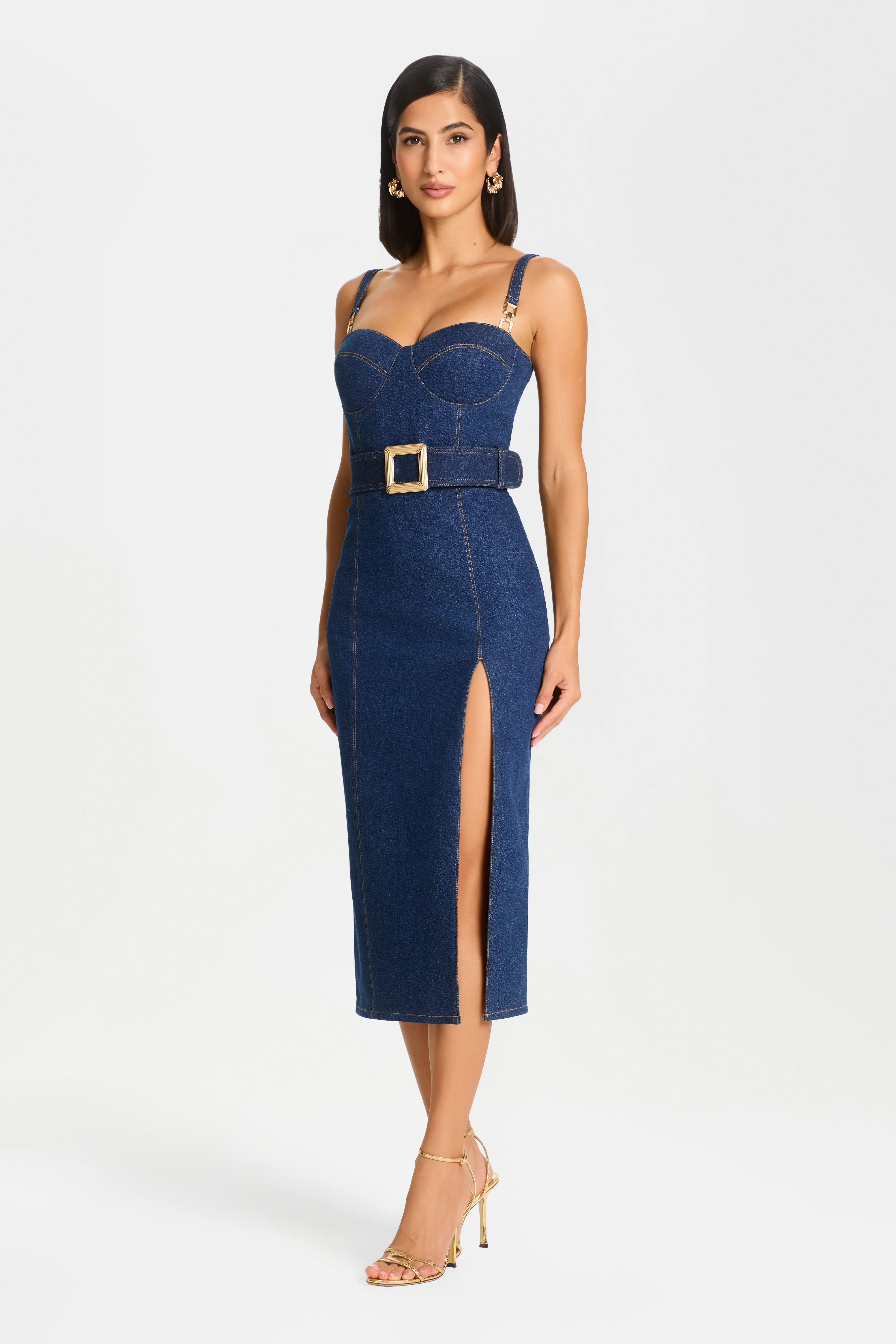 Jenna Denim Dress - Image 3
