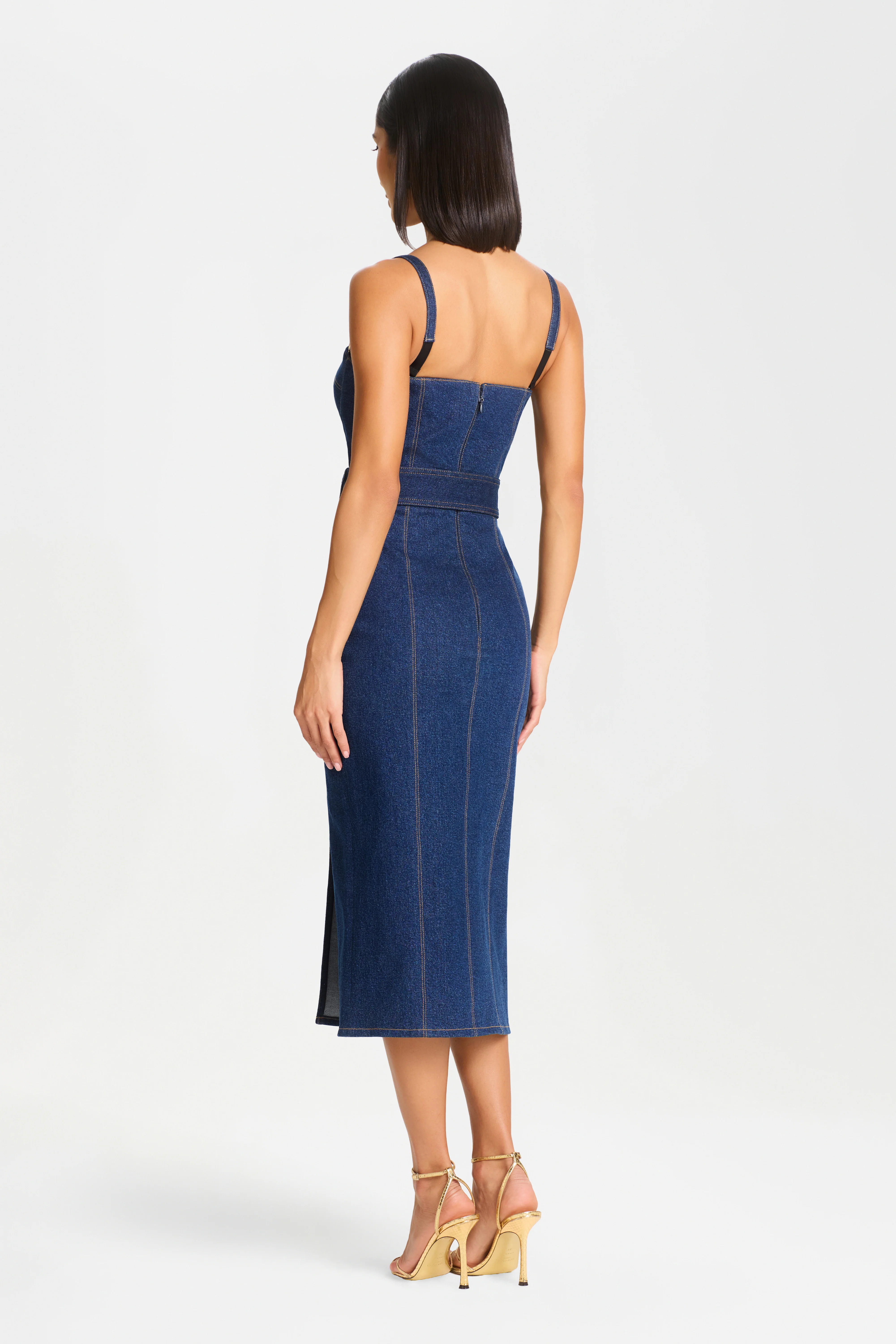 Jenna Denim Dress - Image 4