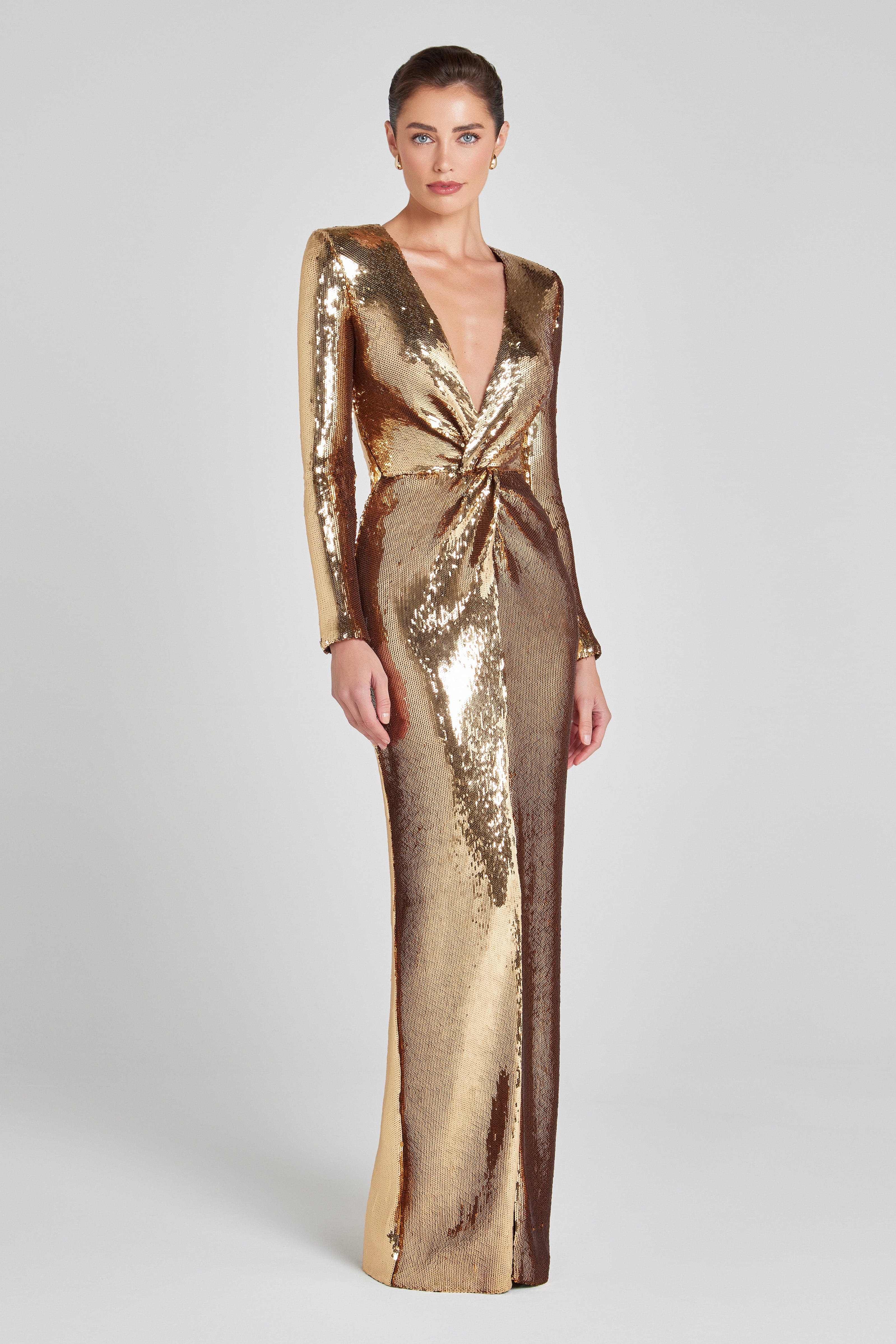 Jennifer Gold Dress - Image 3