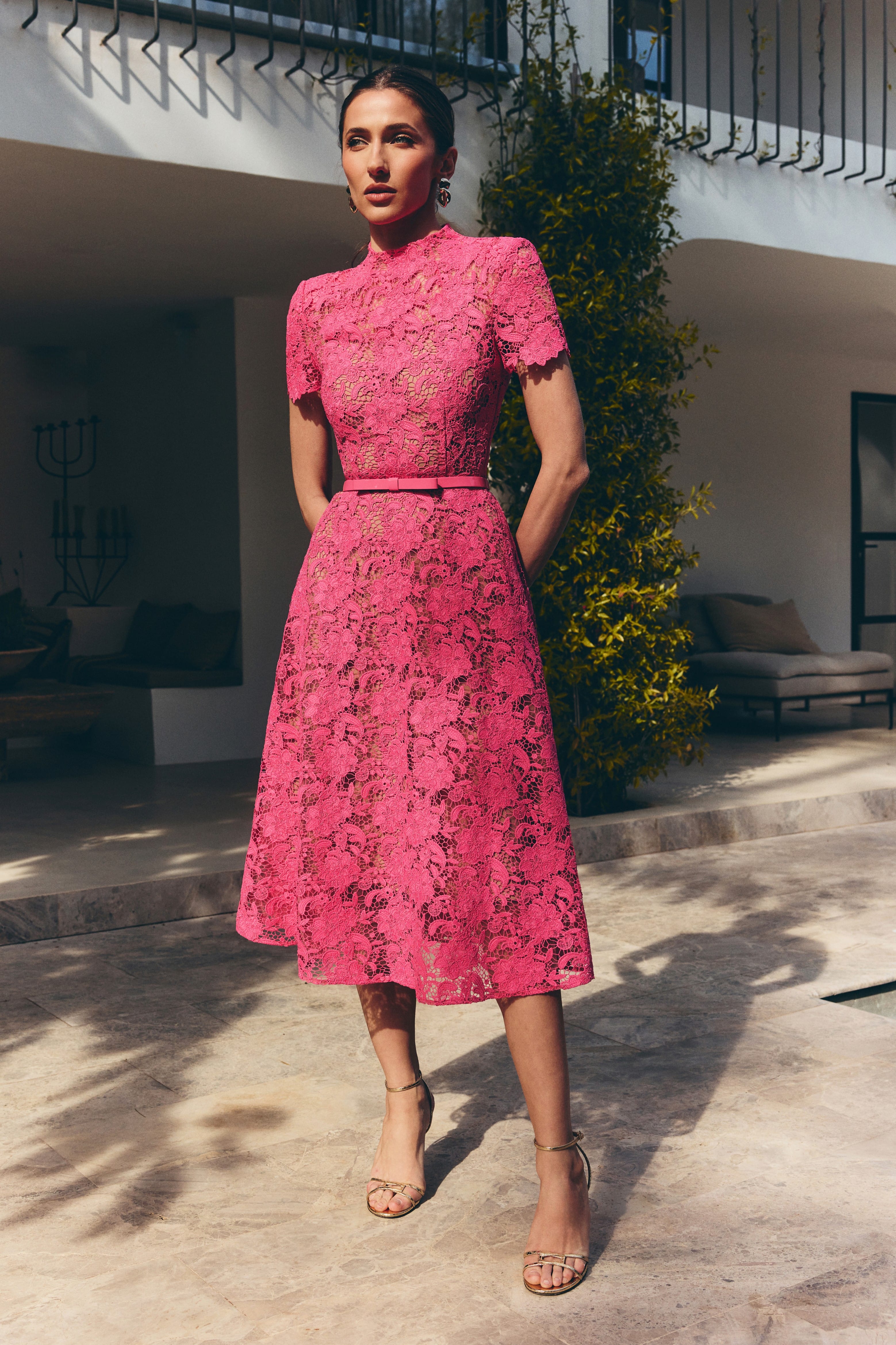 Kate Pink Dress - Image 8