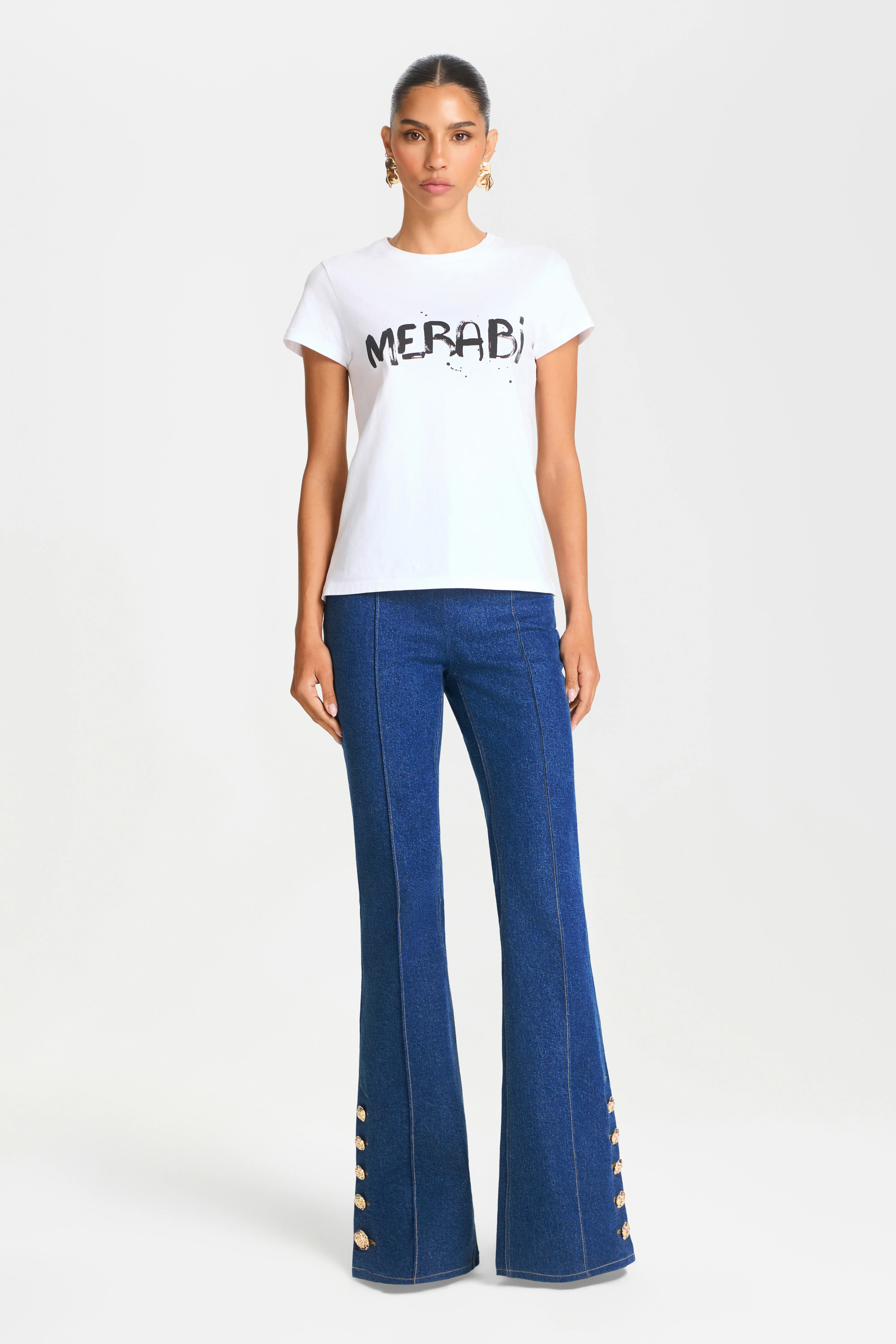 Kendra Dark Denim Trousers - Image 4