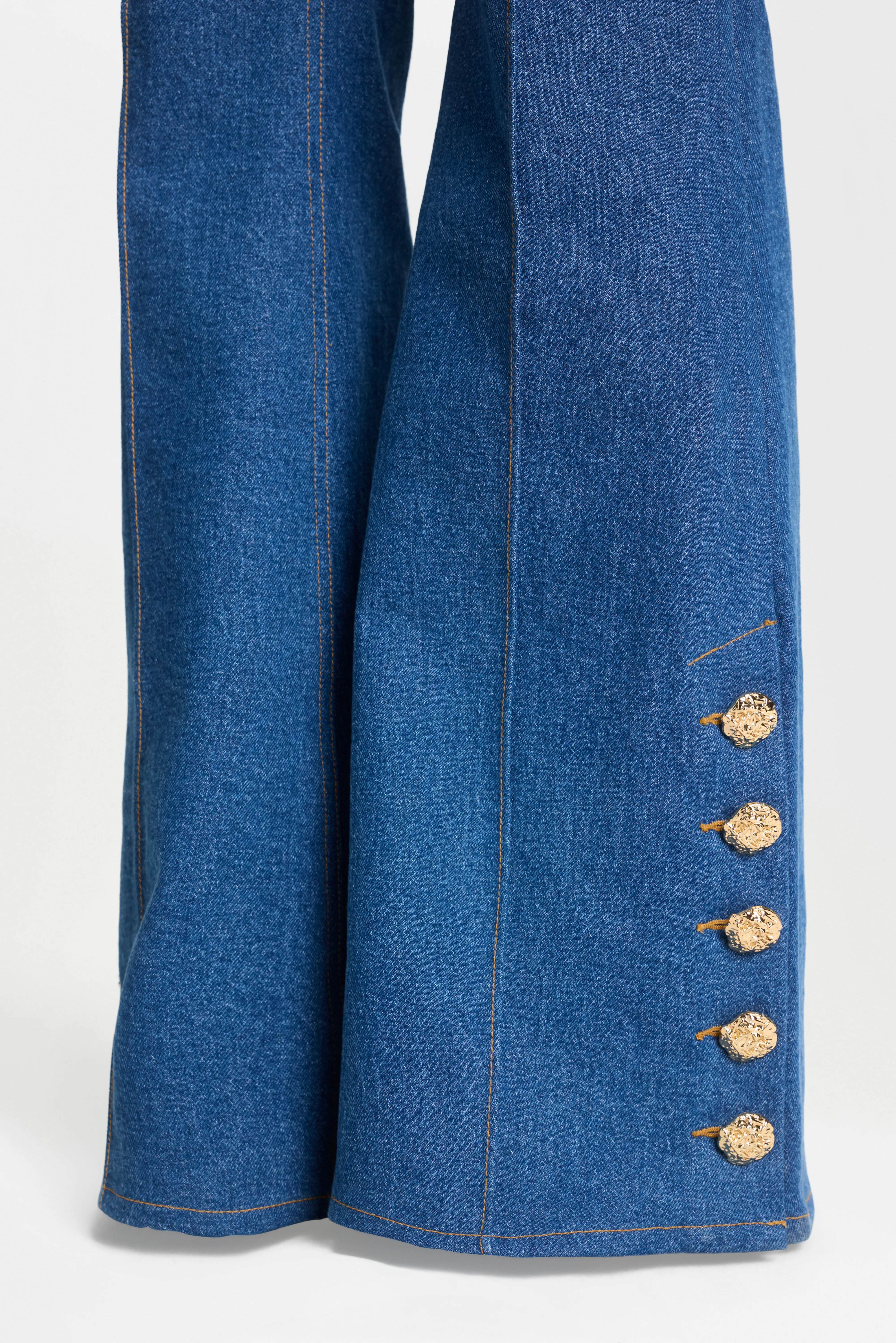 KENDRA LIGHT DENIM TROUSERS - Image 5