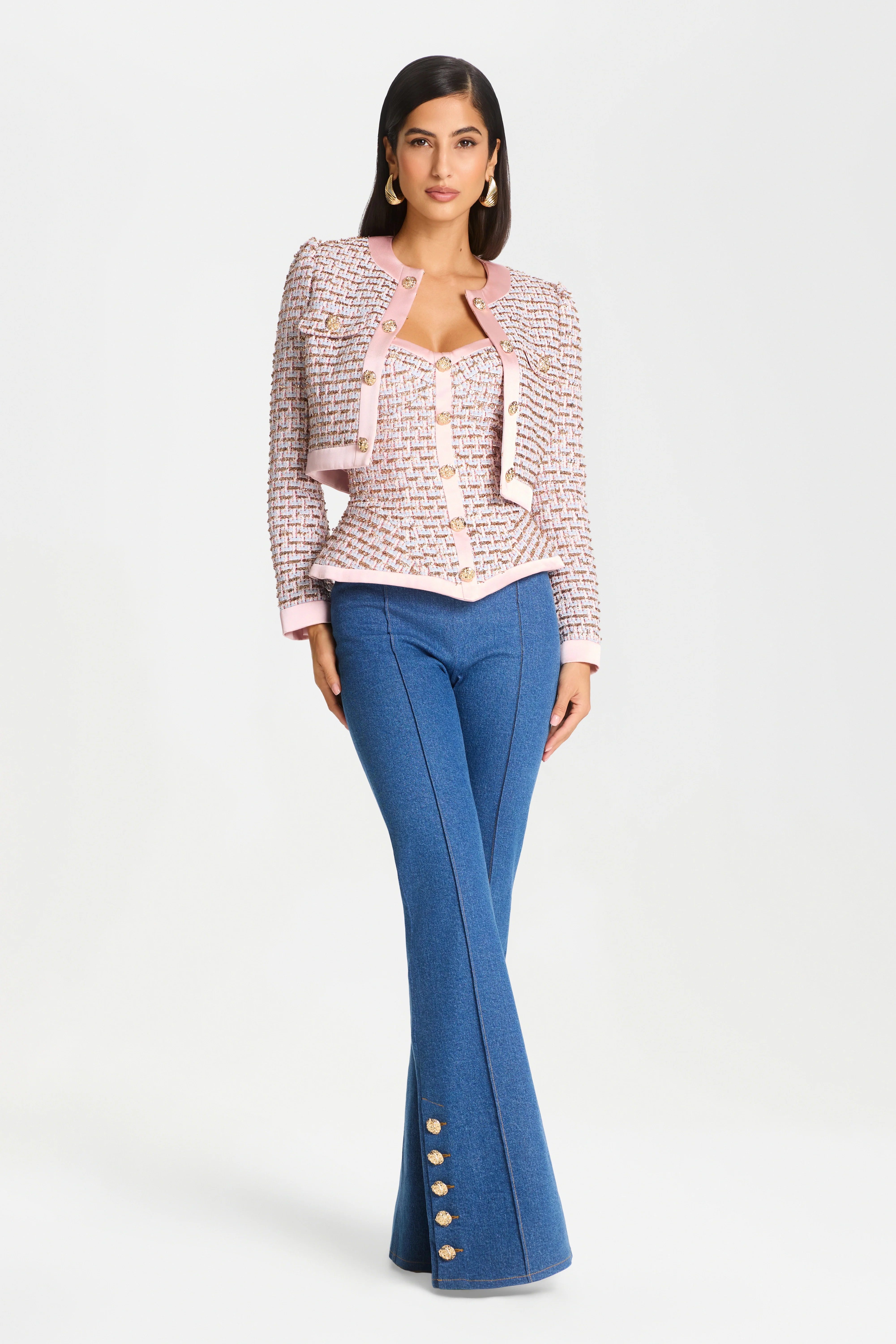 KENDRA LIGHT DENIM TROUSERS - Image 8