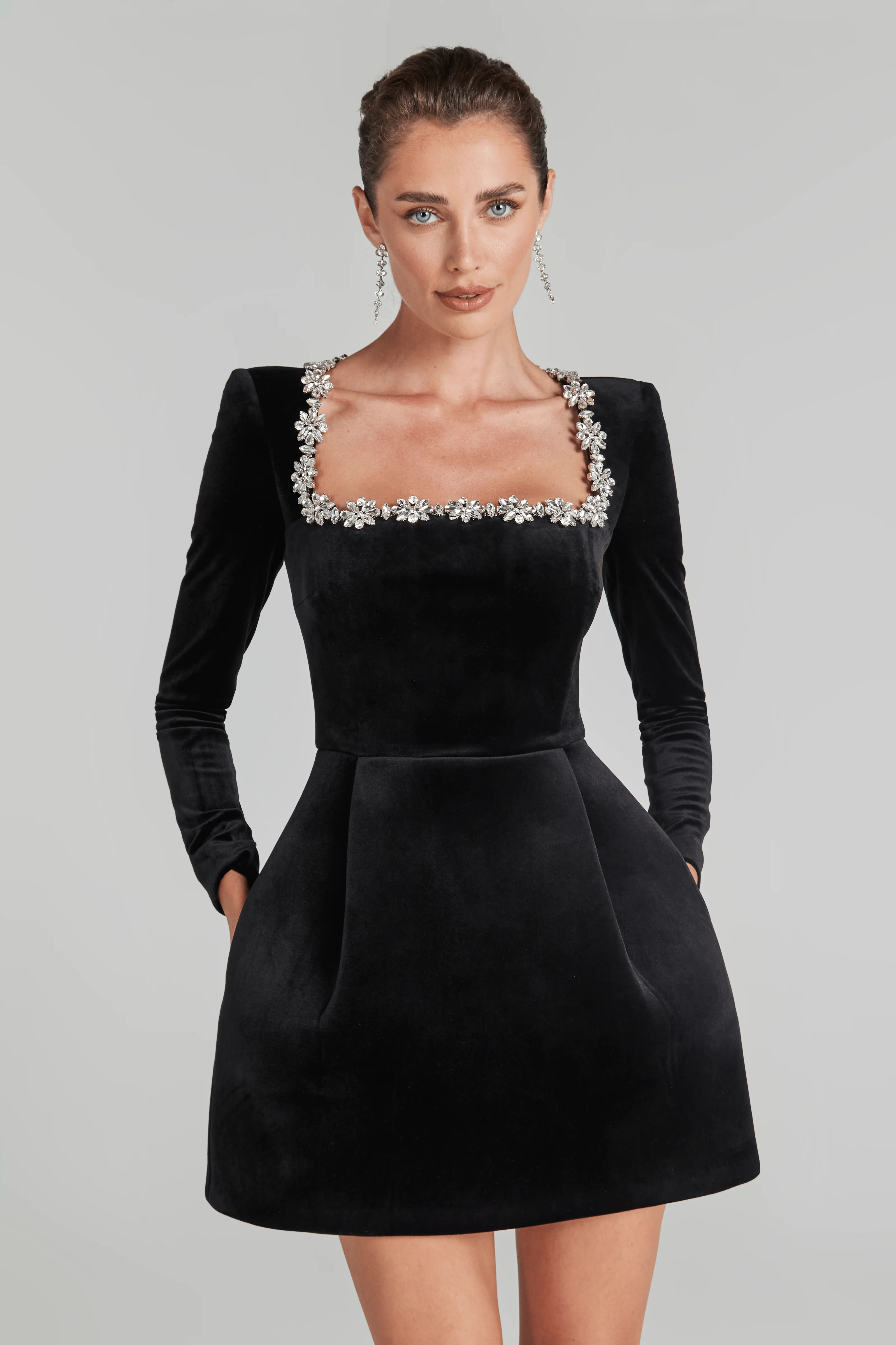 Kimberly Black Dress - Image 3