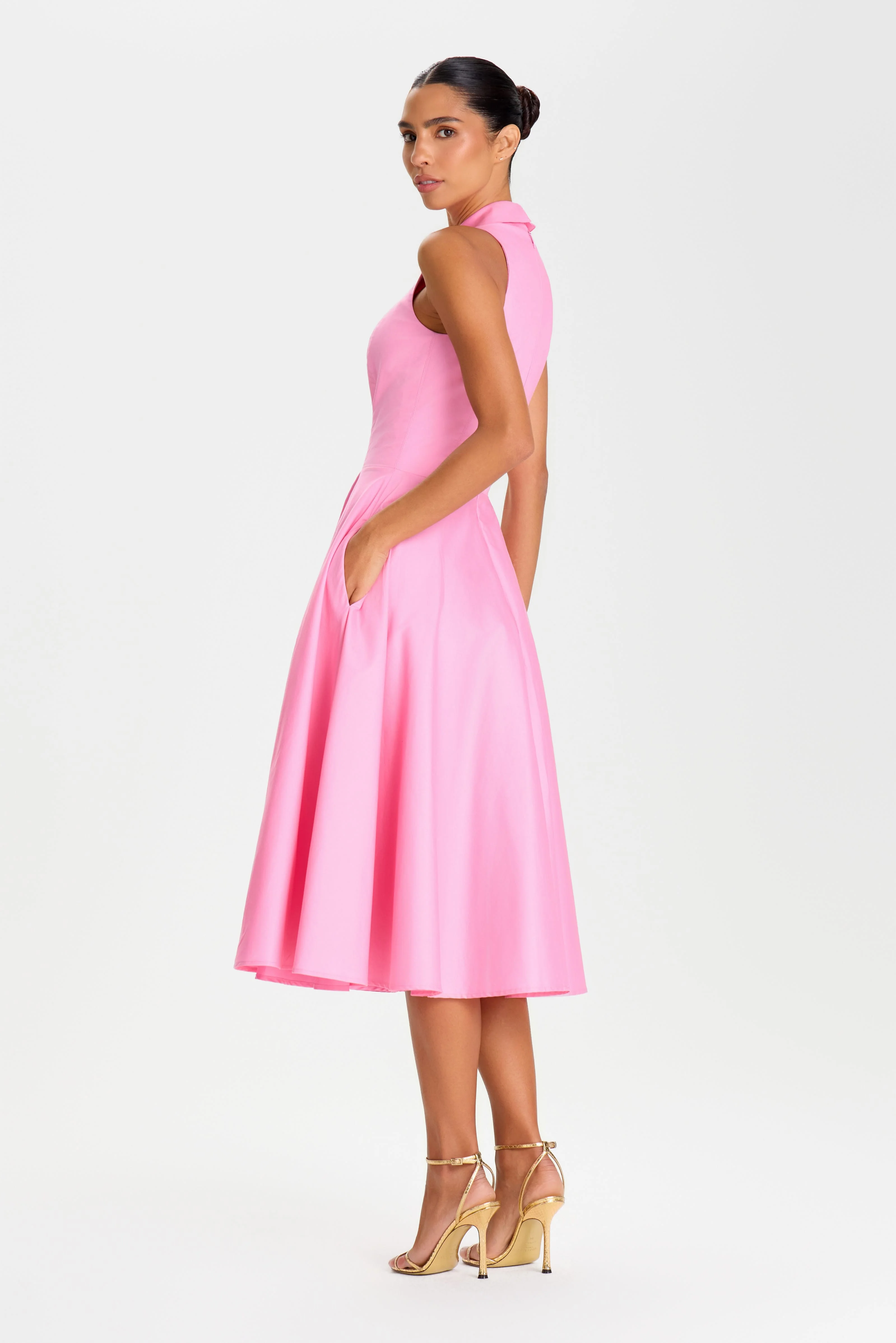 Laura Pink Dress - Image 4