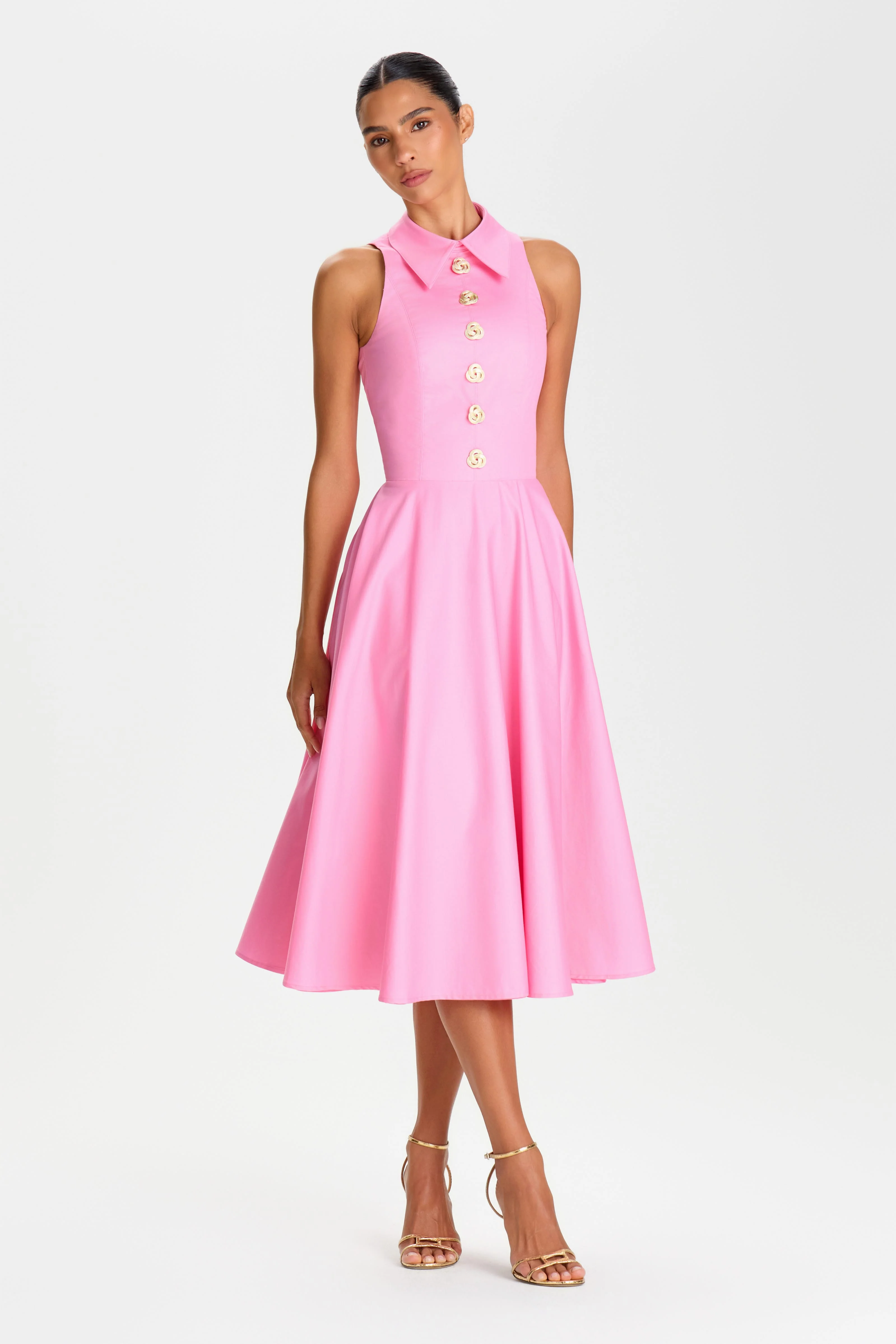 Laura Pink Dress - Image 5