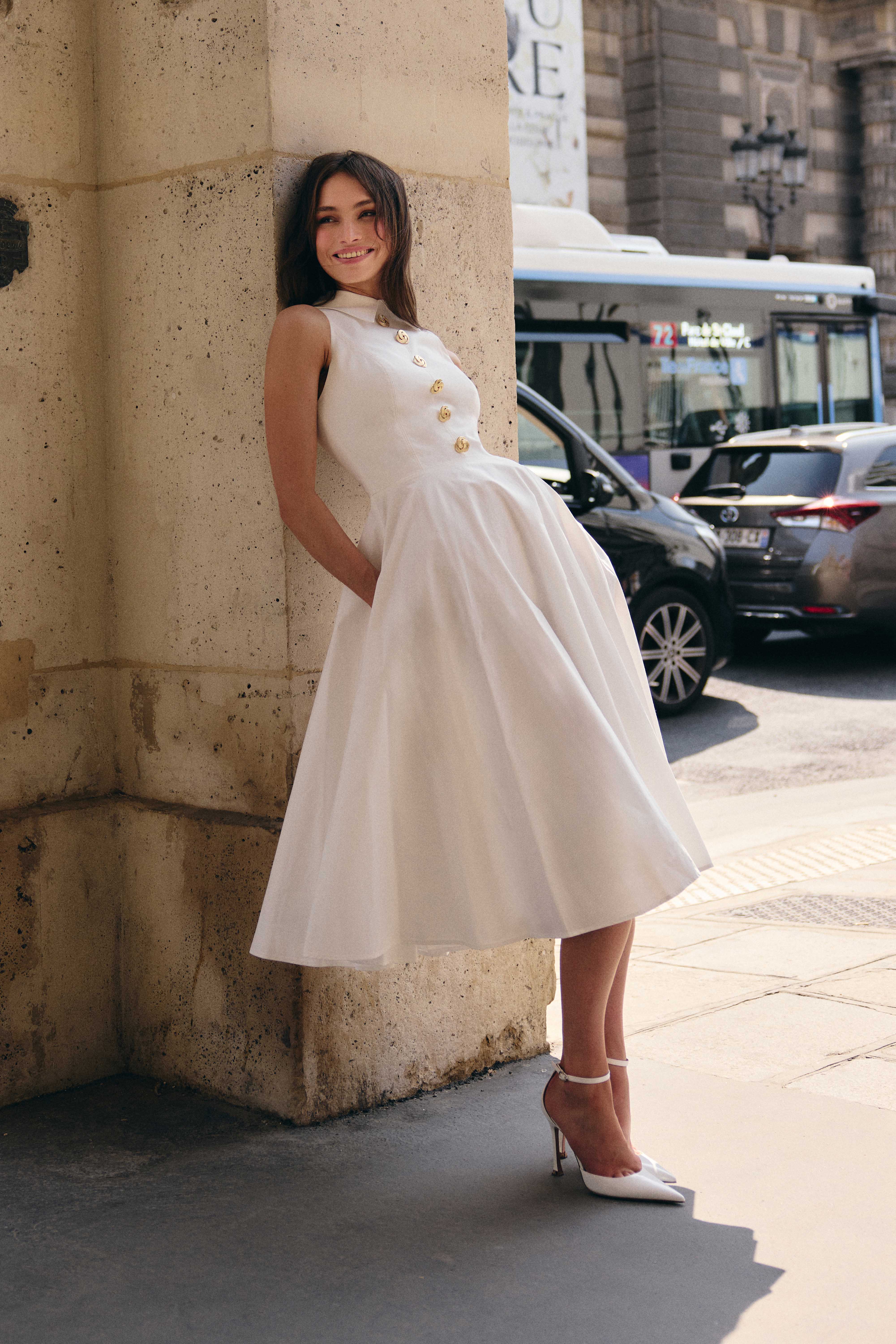 Laura White Dress - Image 6