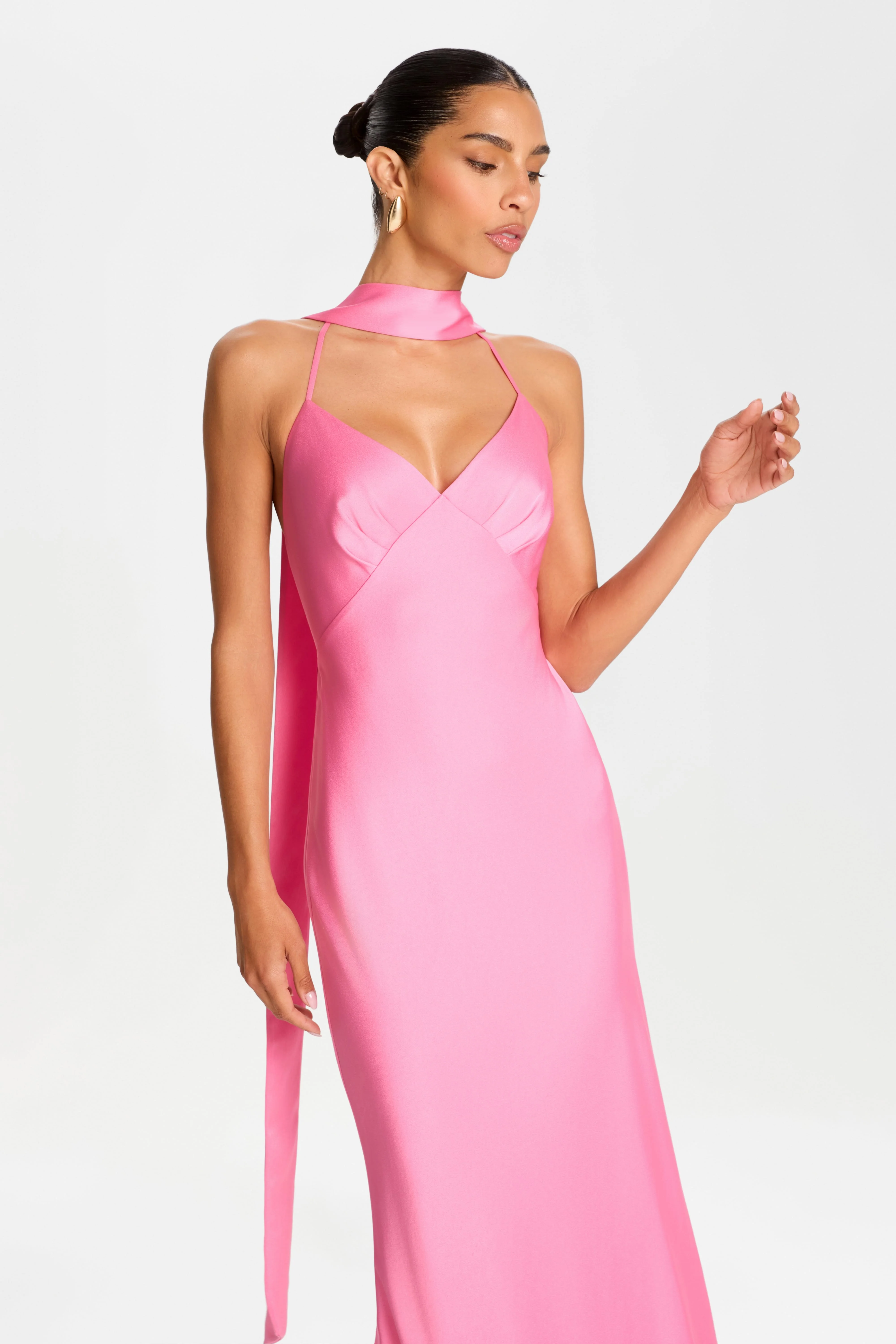 Leanna Pink Dress - Image 5