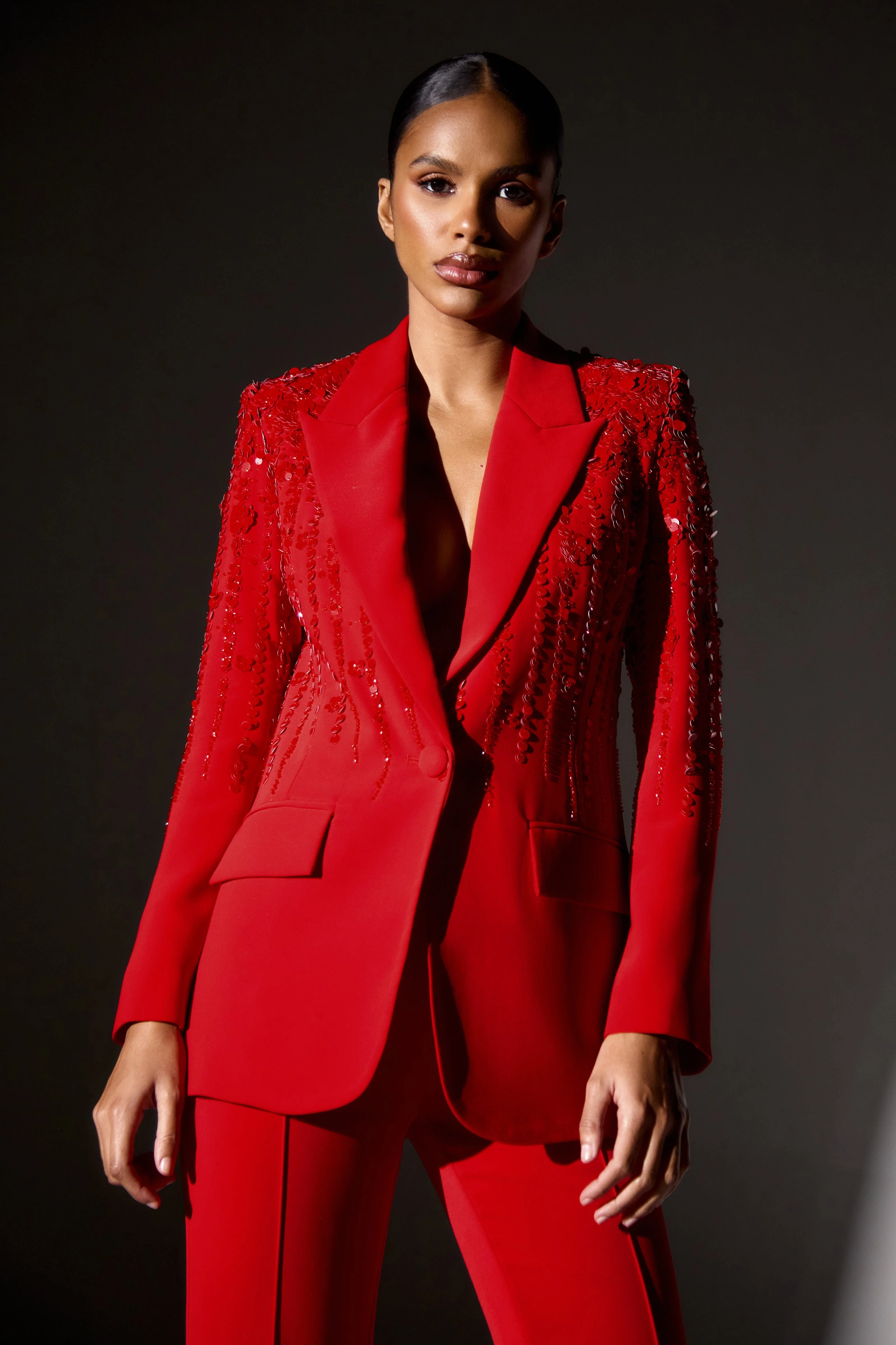 Lucille Red Blazer - Image 8