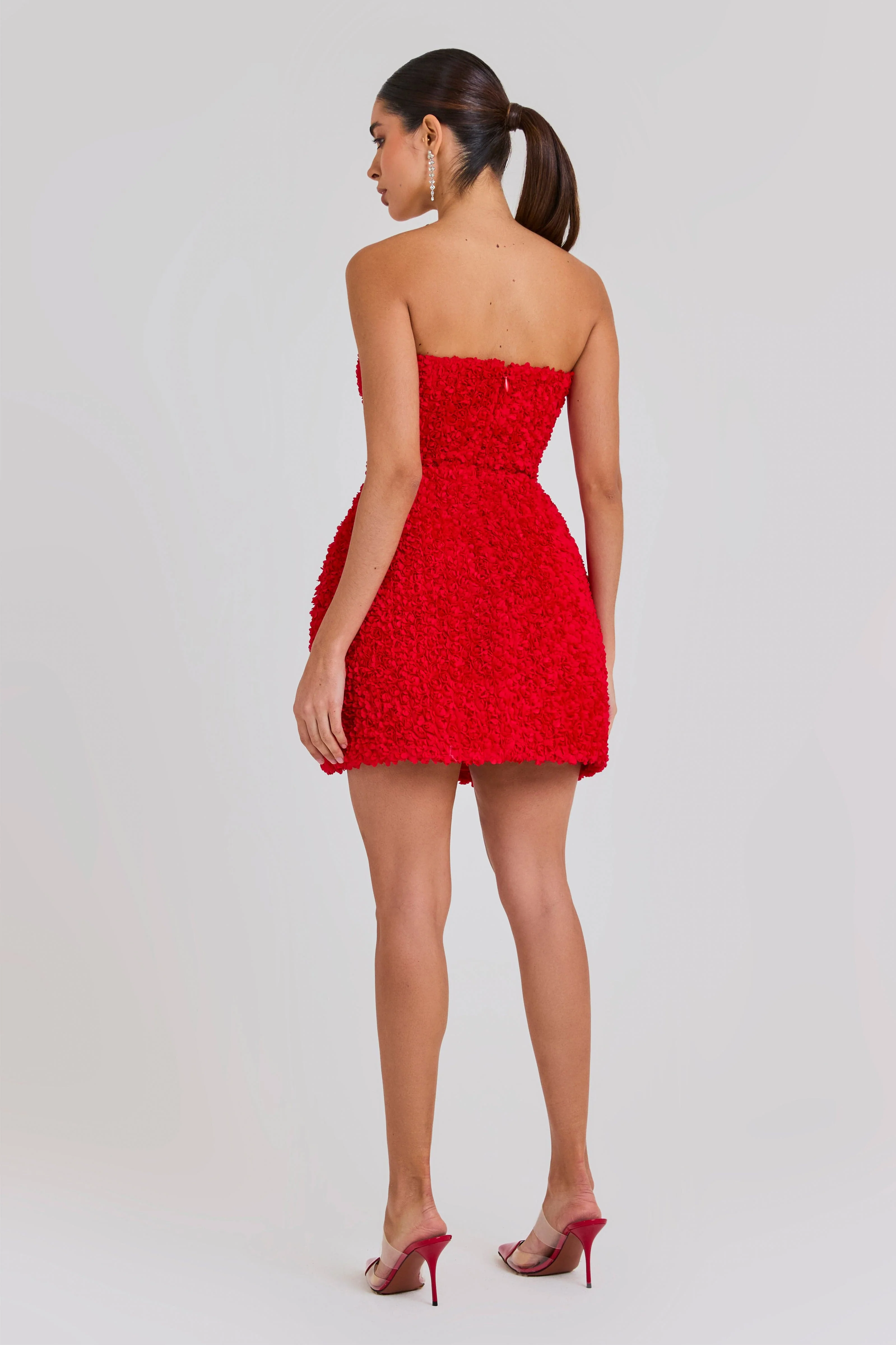 Maisy Red Dress - Image 4