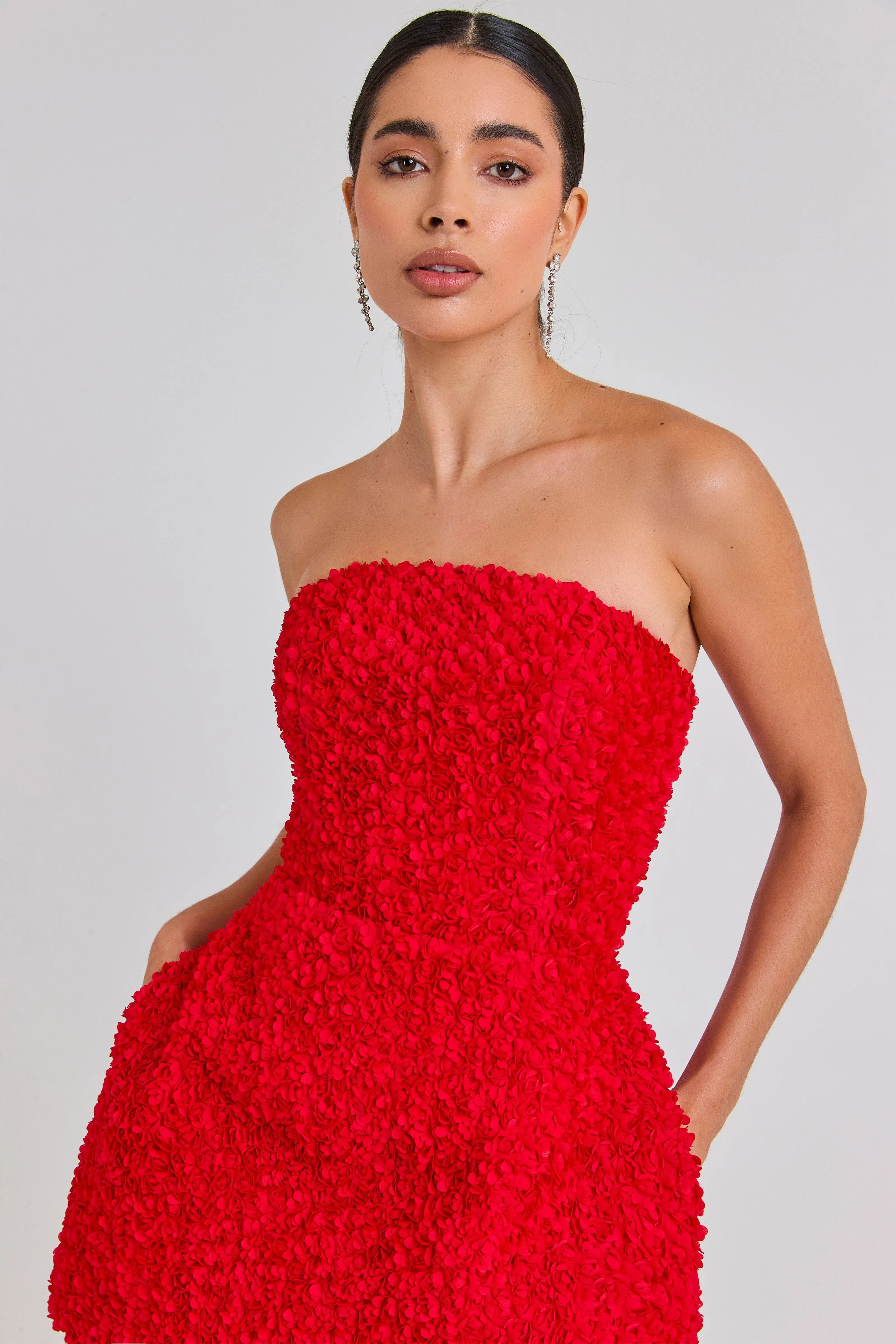 Maisy Red Dress - Image 6