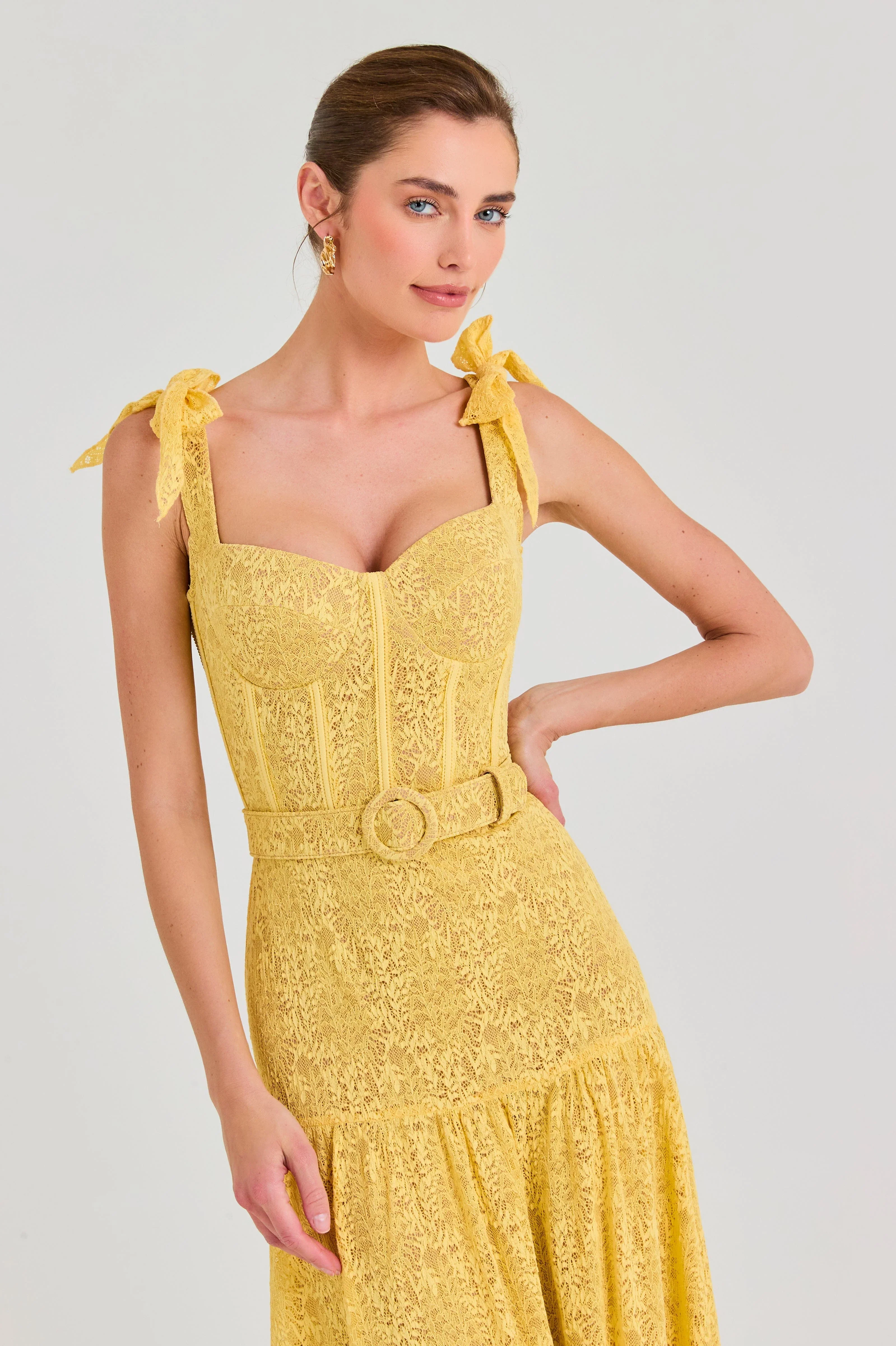 Miranda Yellow Dress - Image 8