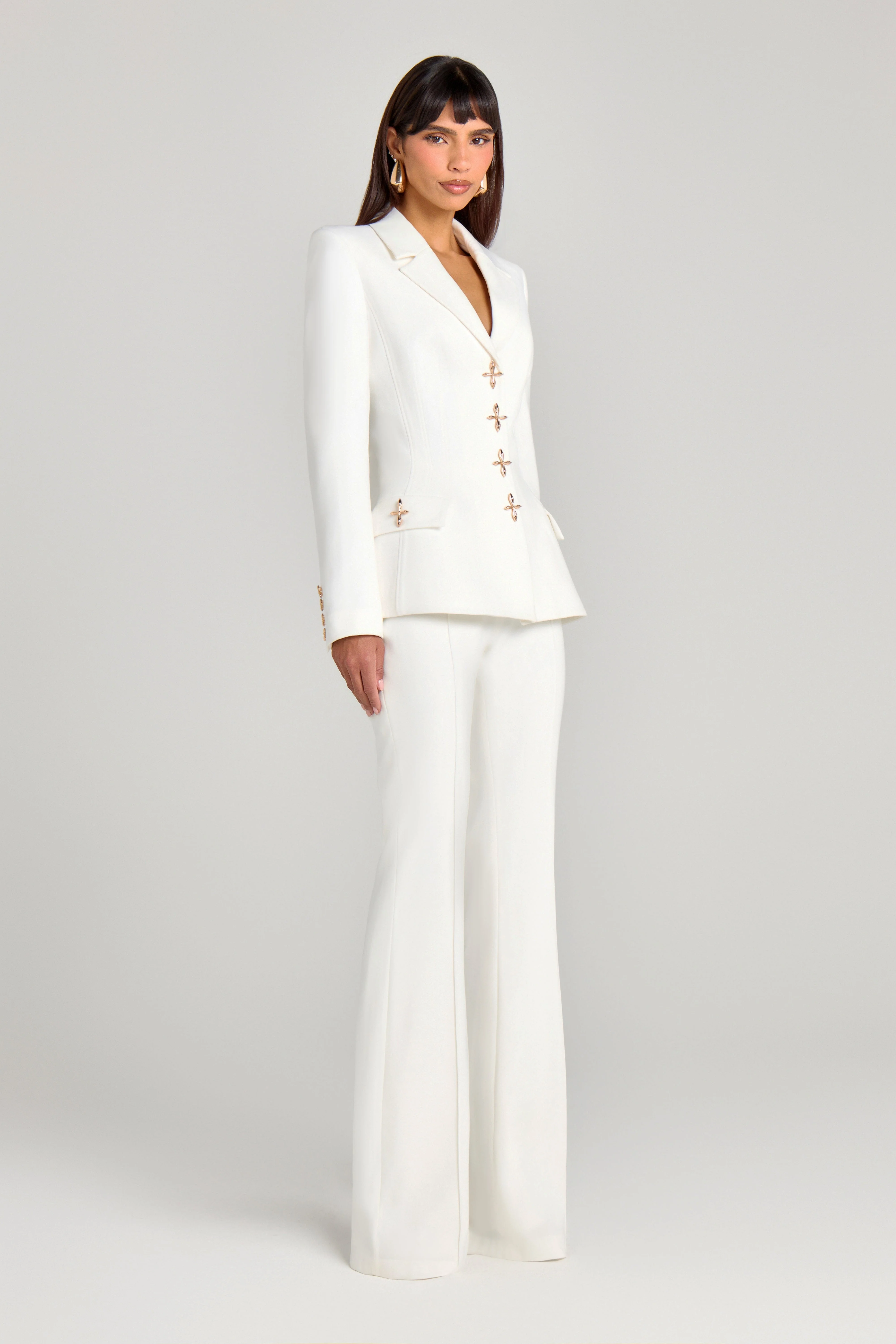 Nicola White Blazer - Image 3